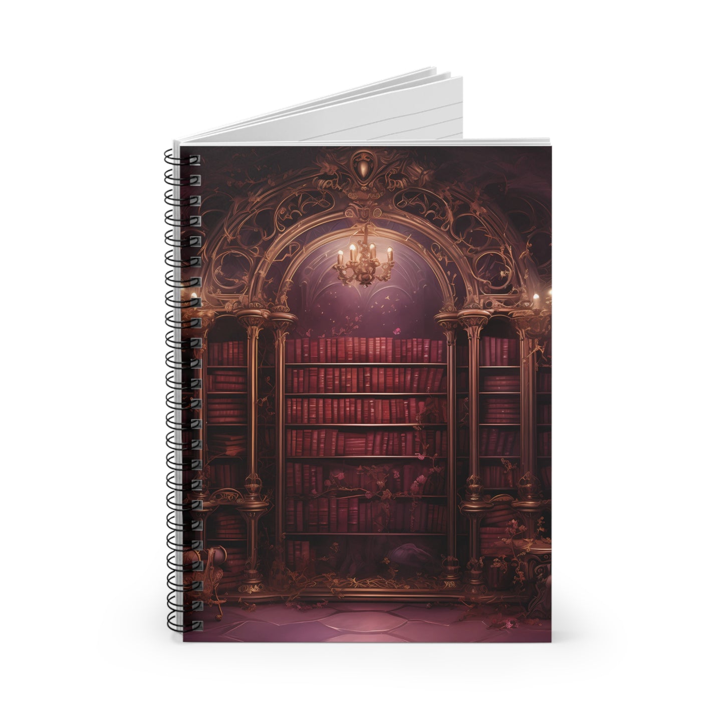 "The Velvet Archive" – Spiral Notebook