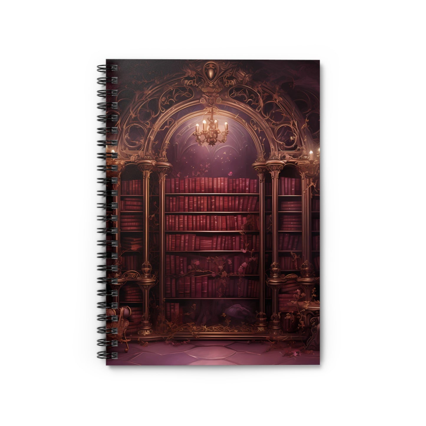 "The Velvet Archive" – Spiral Notebook