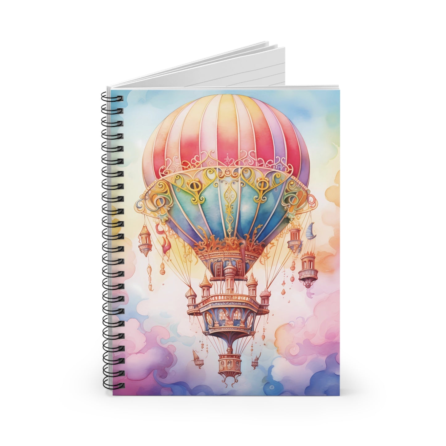 "DreamHaus in the Clouds" β Spiral Notebook