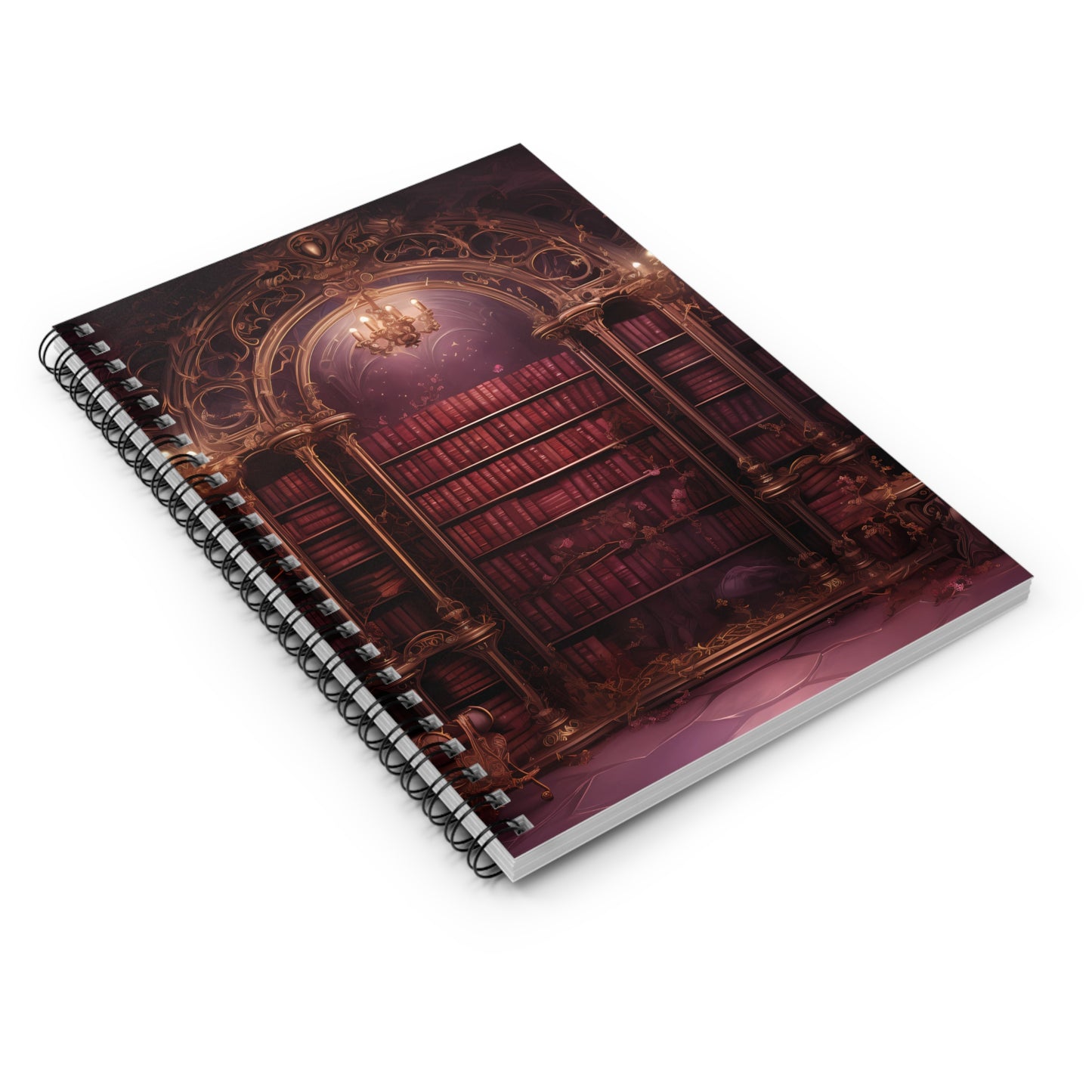 "The Velvet Archive" – Spiral Notebook