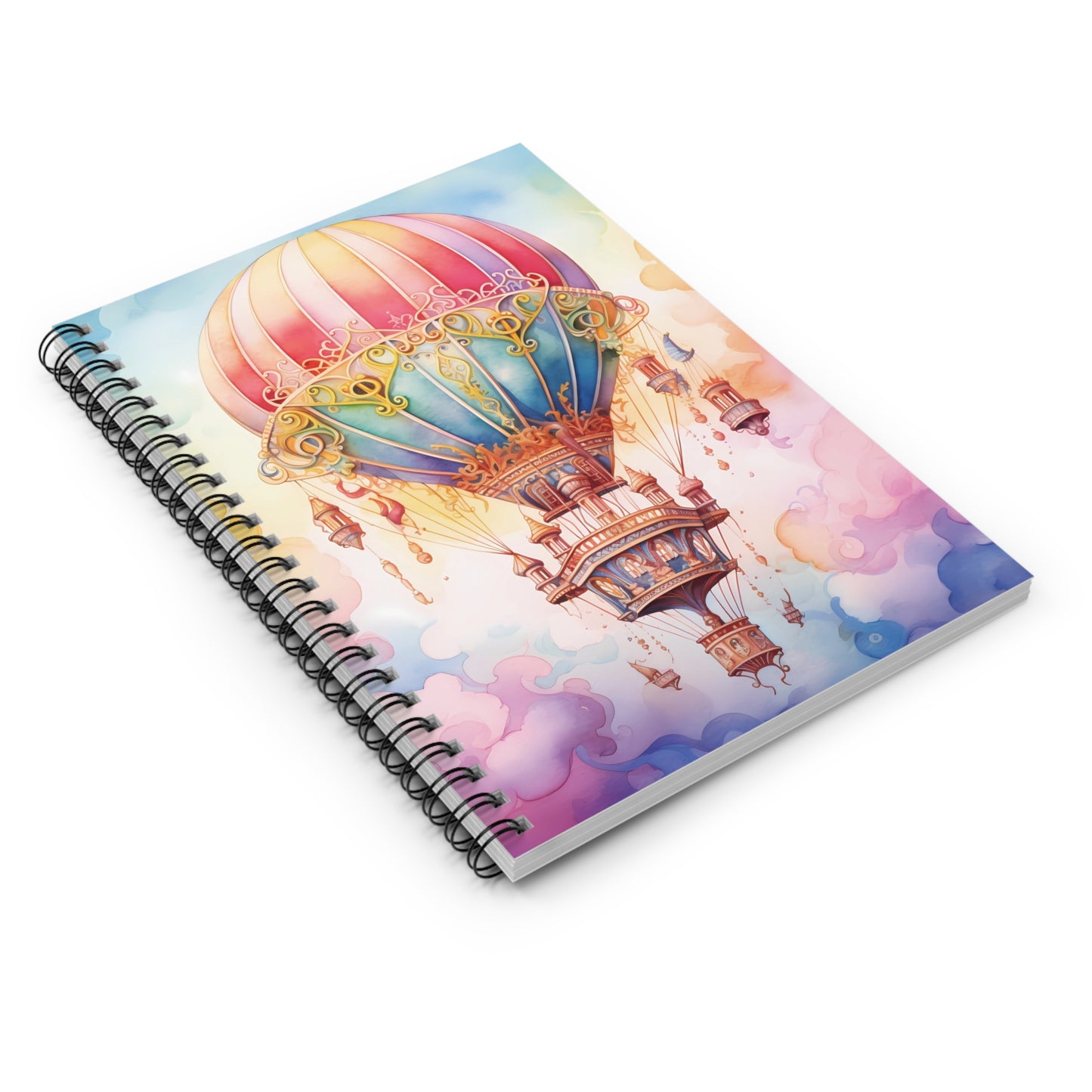 "DreamHaus in the Clouds" β Spiral Notebook