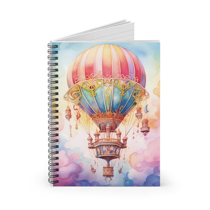 "DreamHaus in the Clouds" – Spiral Notebook