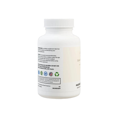 Seraphic Silence – Magnesium Glycinate Supplement (60 Capsules)