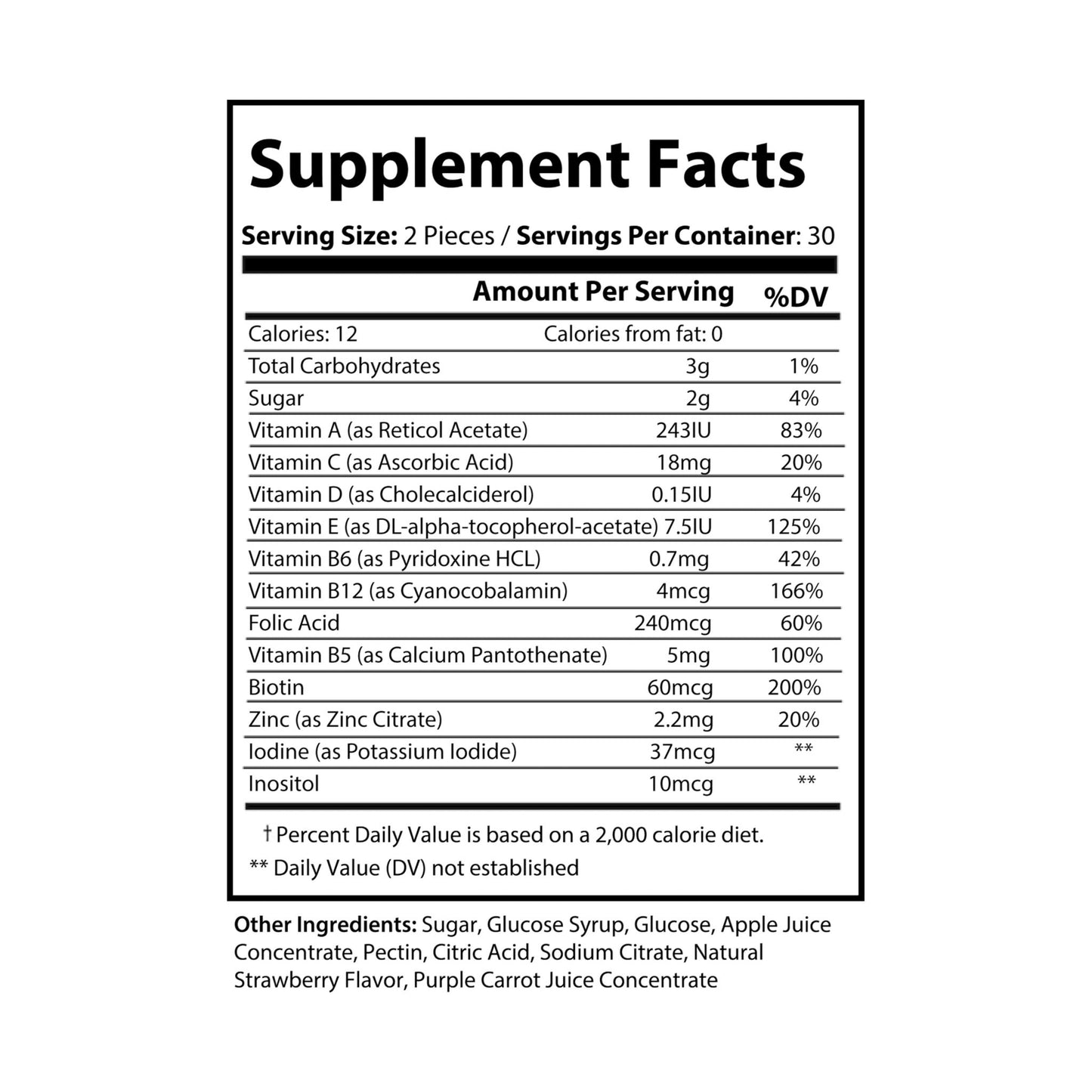 ✨ Elixir of Life – Multivitamin Gummies 🌿🔮 (60 Gummies)