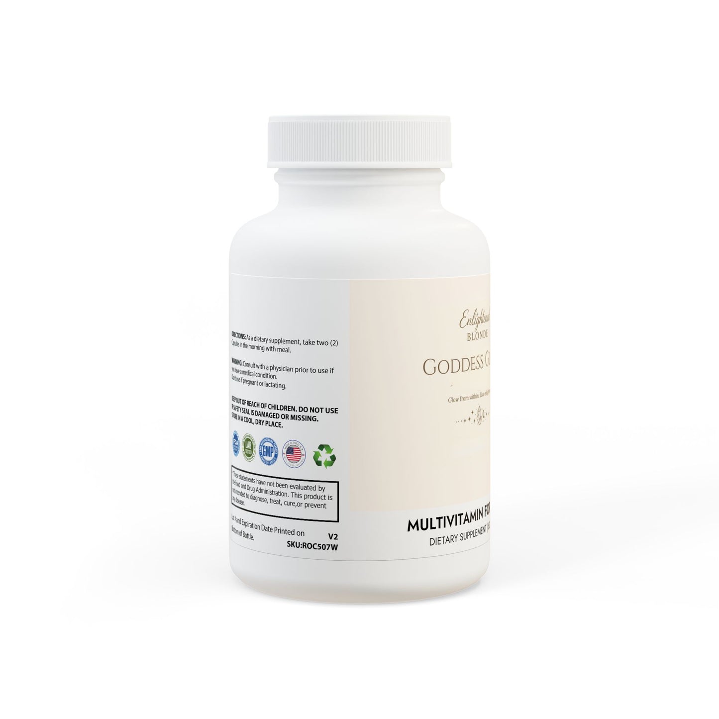 🌙 Goddess Glow – Women’s Multivitamin ✨ (60 Capsules)